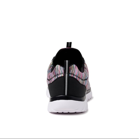 NWT Athletic Works Women's Bungee Slip-On Sneakers Multi Color - Picture 5 of 7